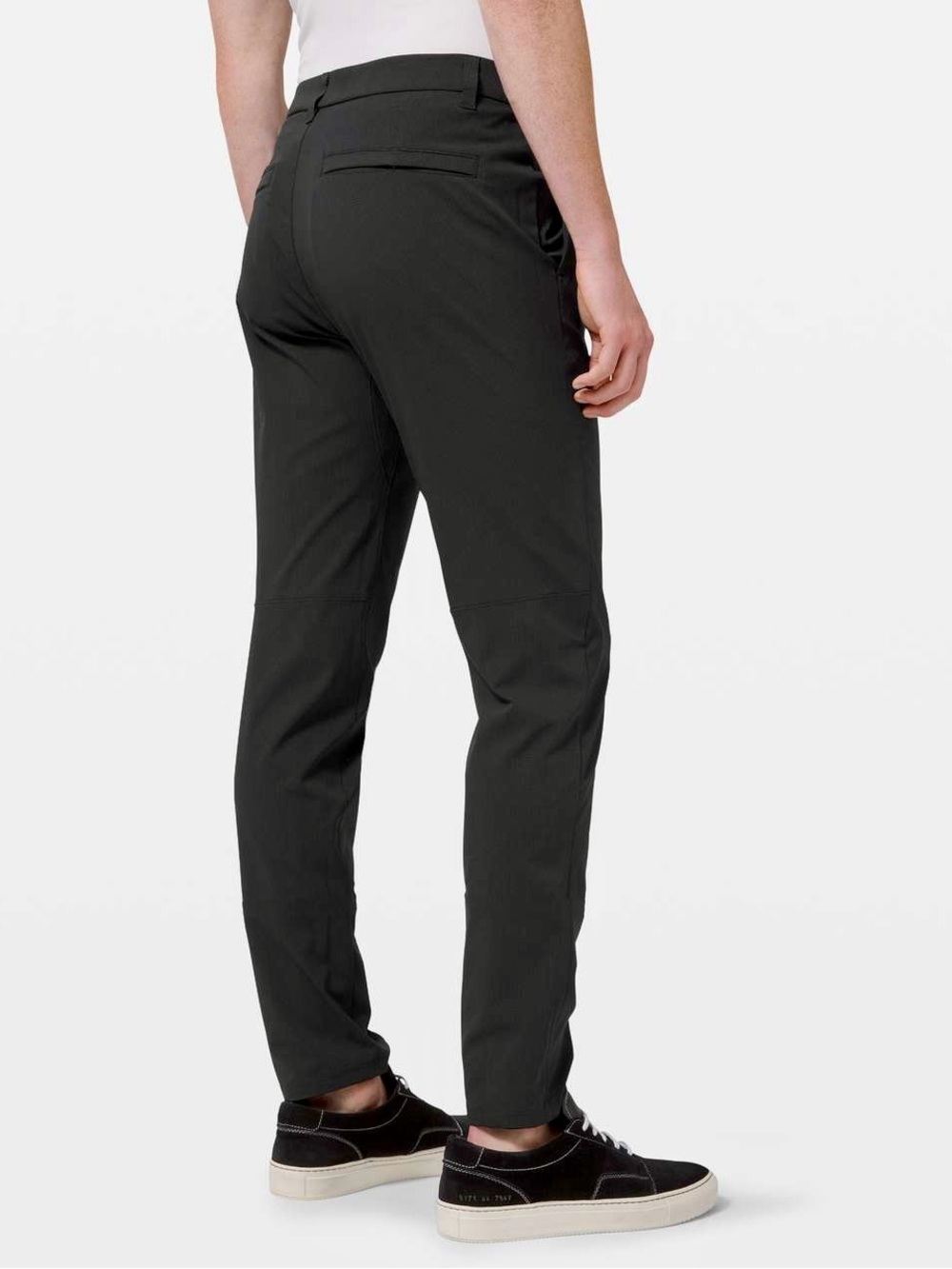 LULULEMON Men's Commission Pant Dark Grey Slim Chinos Technical Pants - Picture 2 of 16